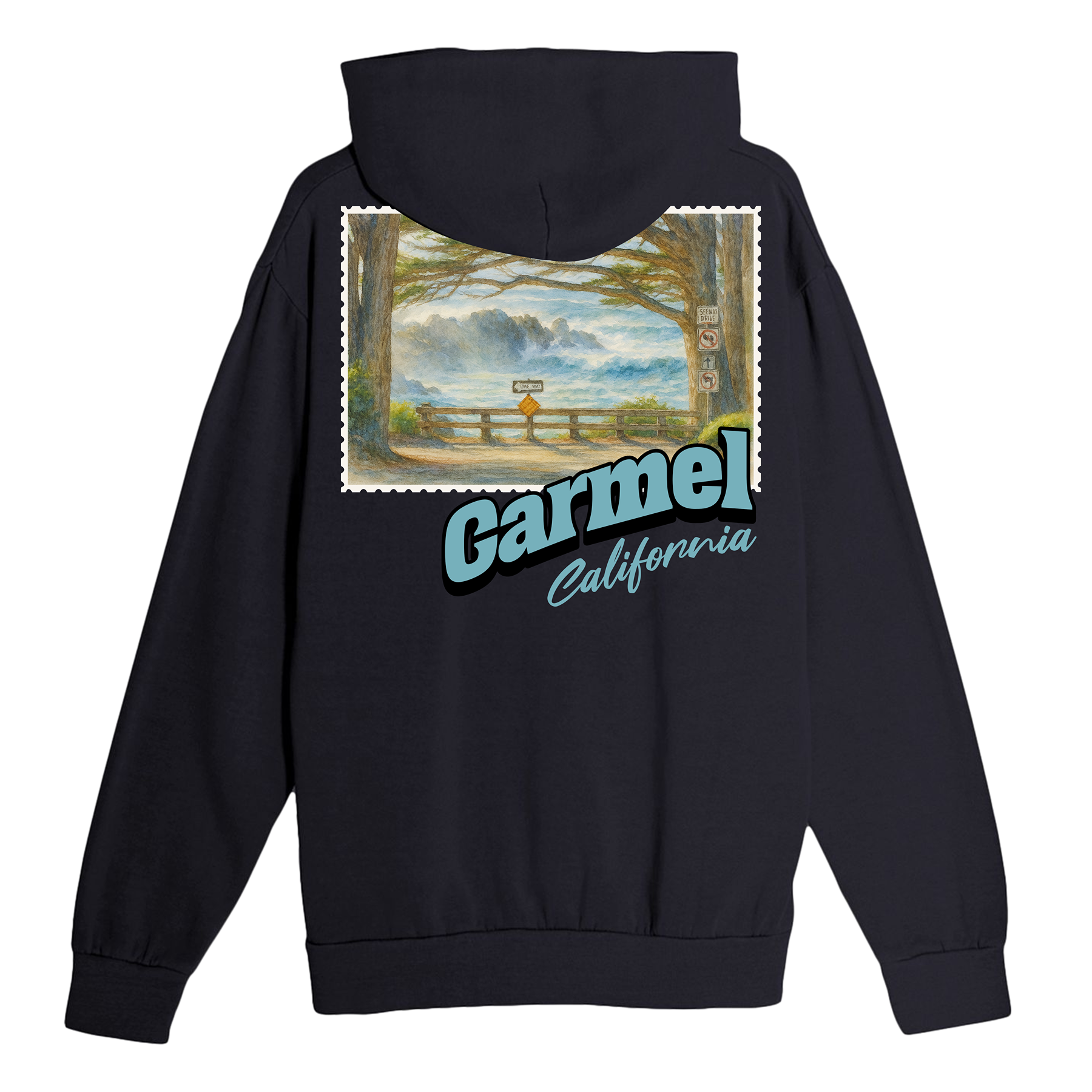 Carmel California Stamp Hoodie