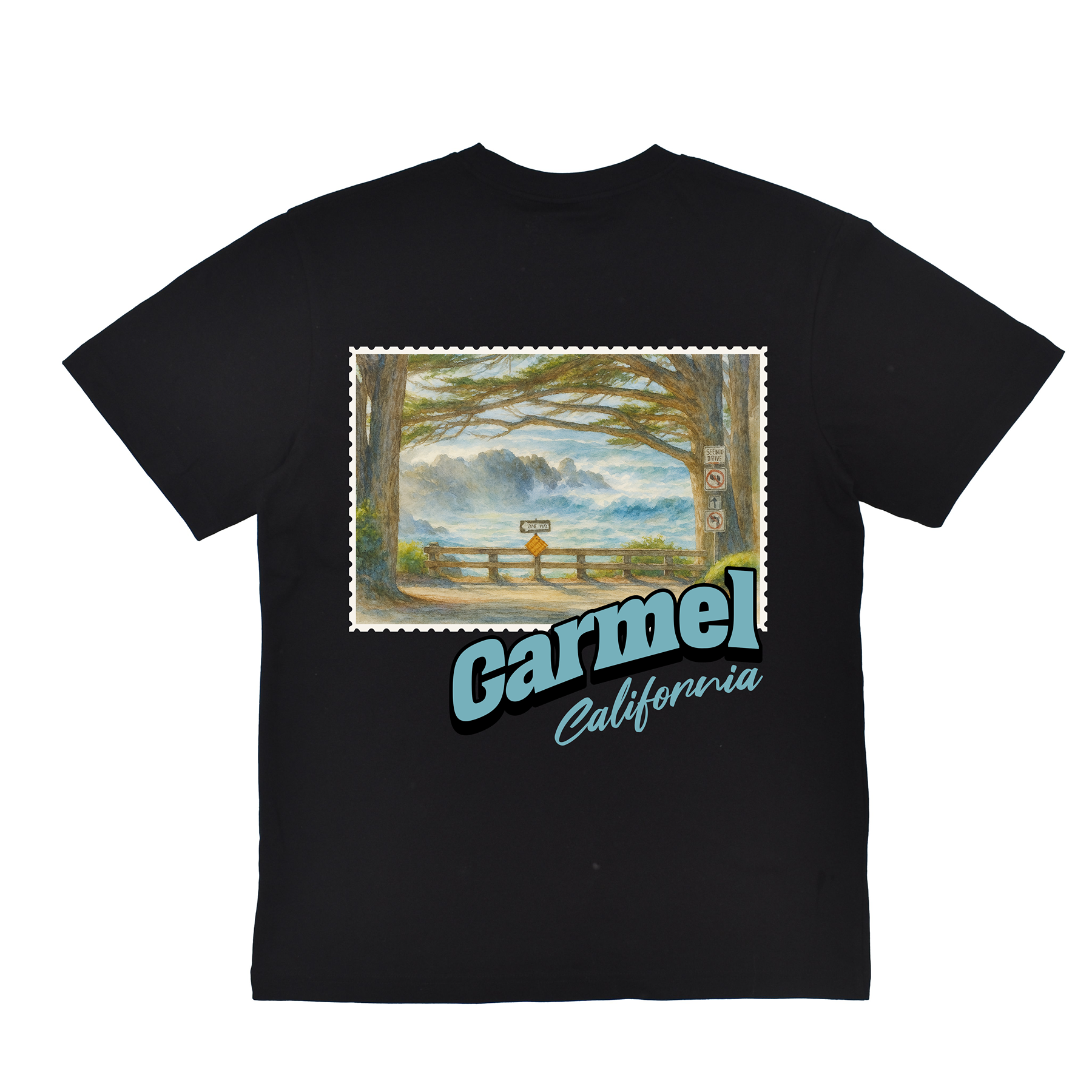 Carmel California Stamp Core Tee