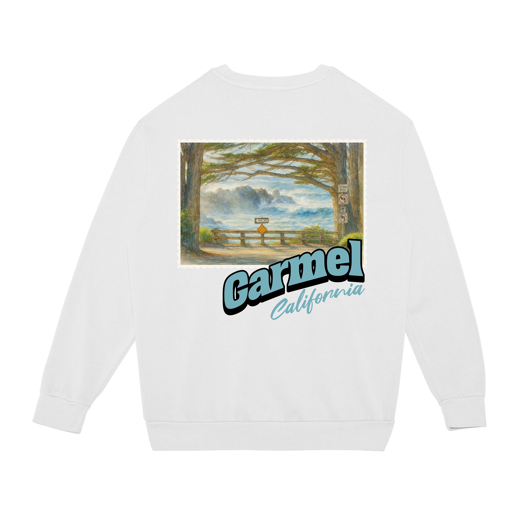 Carmel California Stamp Sweatshirt