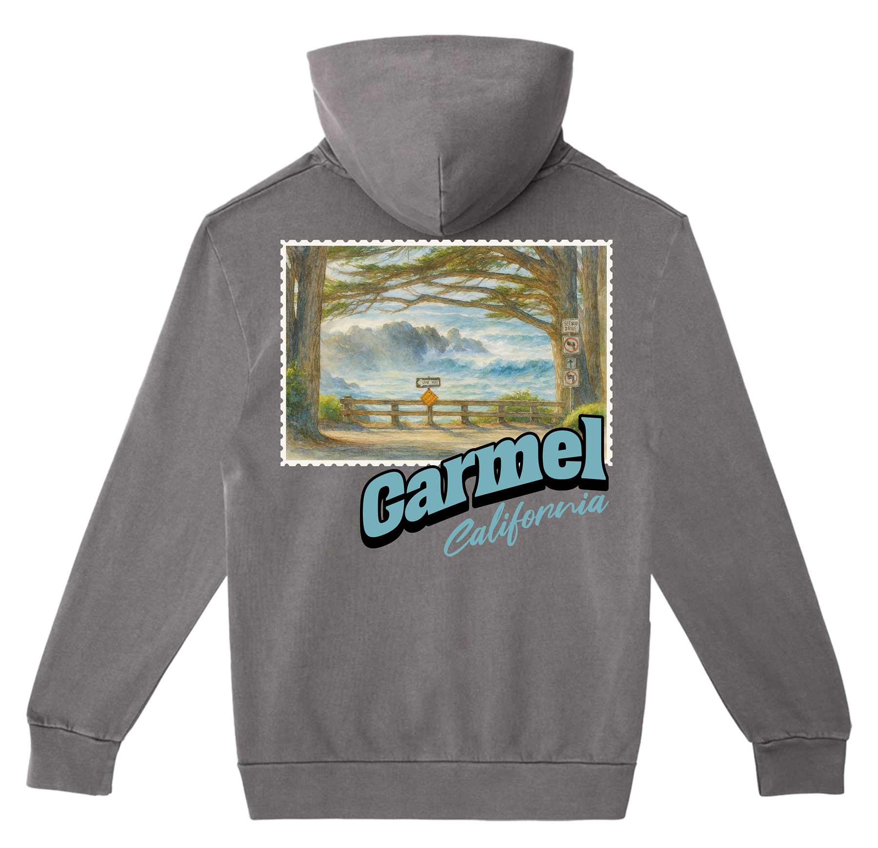 Carmel California Stamp Hoodie