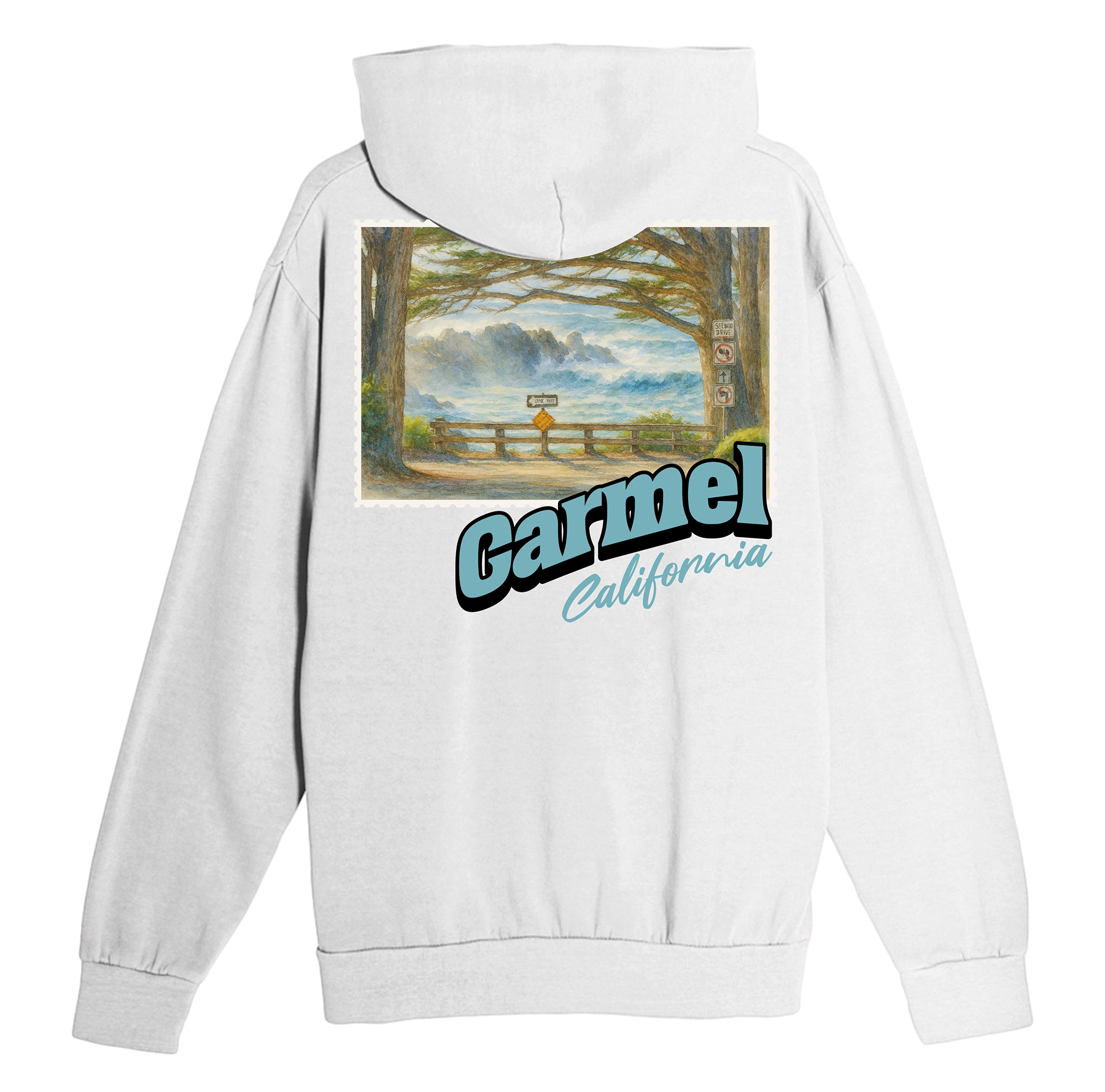 Carmel California Stamp Hoodie