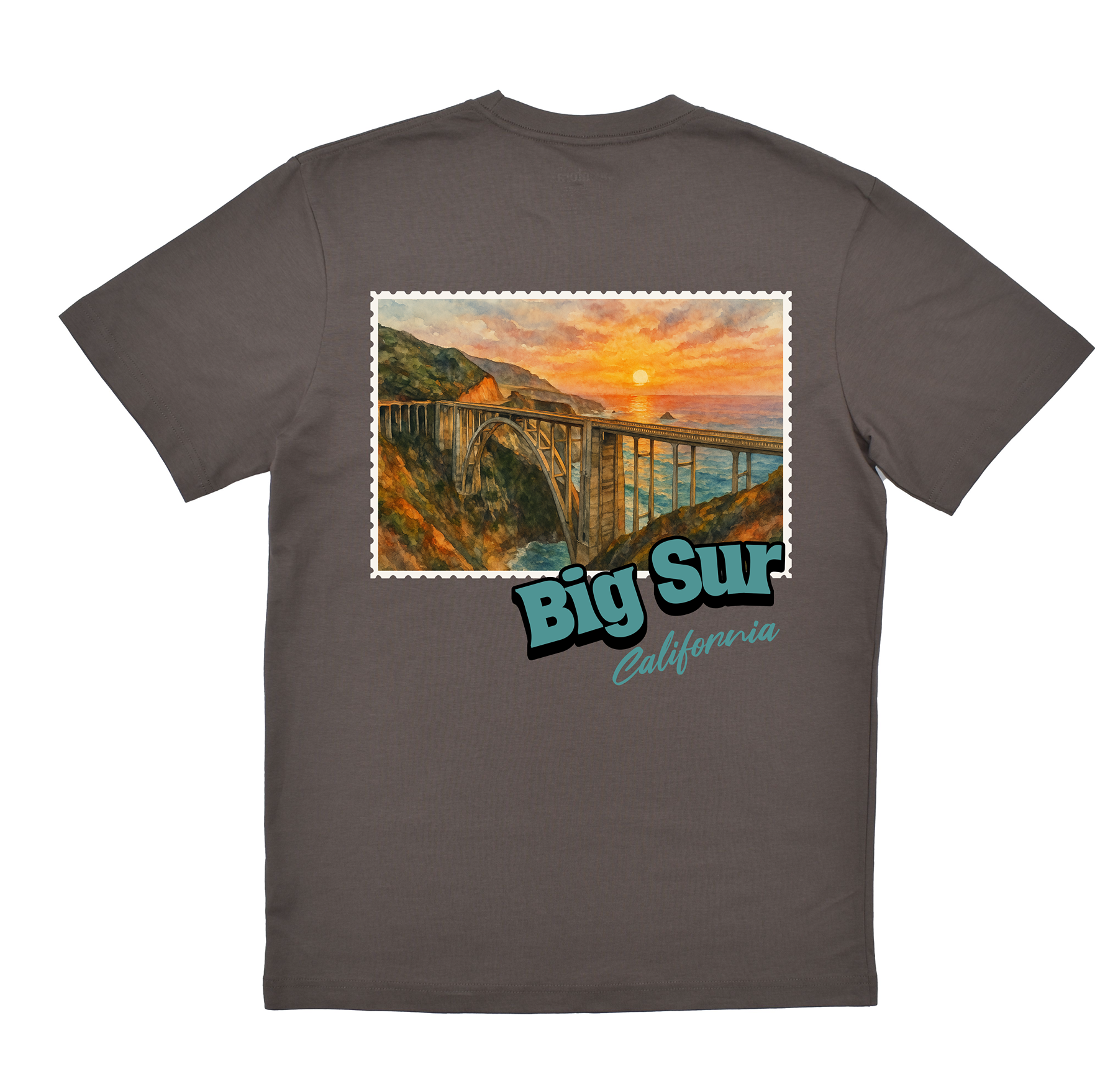 Big Sur California Stamp Core Tee