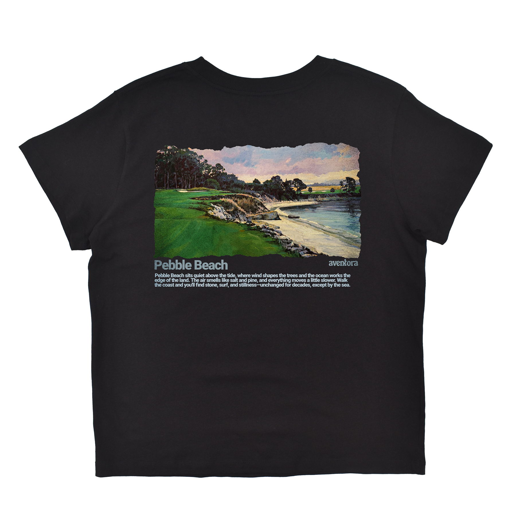 Pebble Beach California Boyfriend Tee