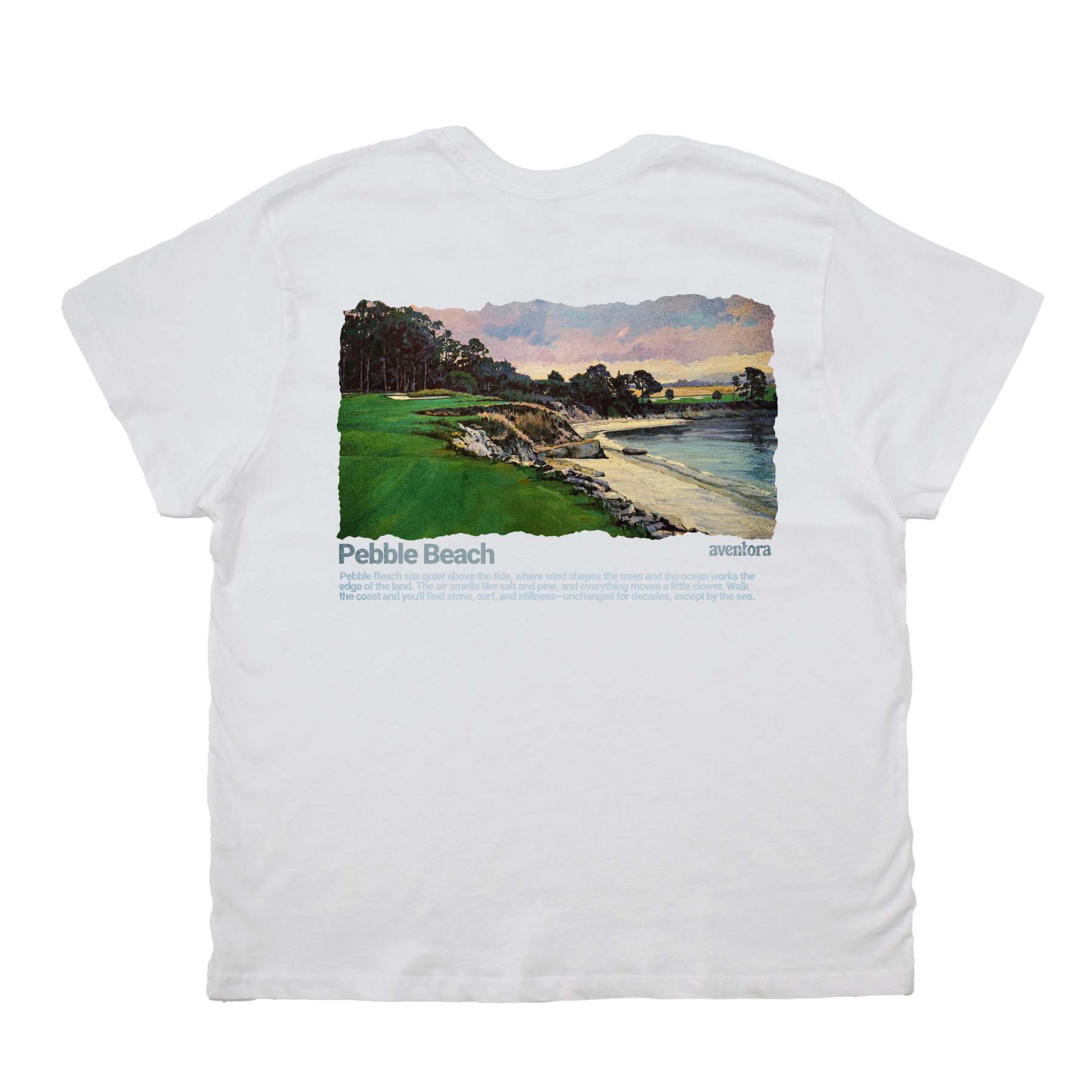 Pebble Beach California Boyfriend Tee