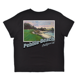 Pebble Beach California Stamp Boyfriend Tee