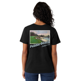 Pebble Beach California Stamp Boyfriend Tee
