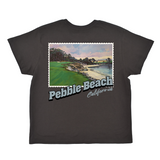Pebble Beach California Stamp Boyfriend Tee