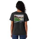 Pebble Beach California Stamp Boyfriend Tee
