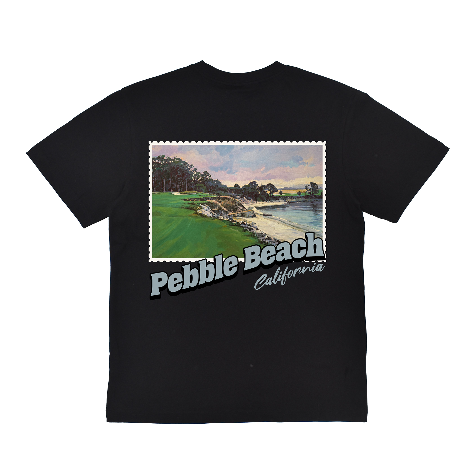 Pebble Beach California Stamp Core Tee