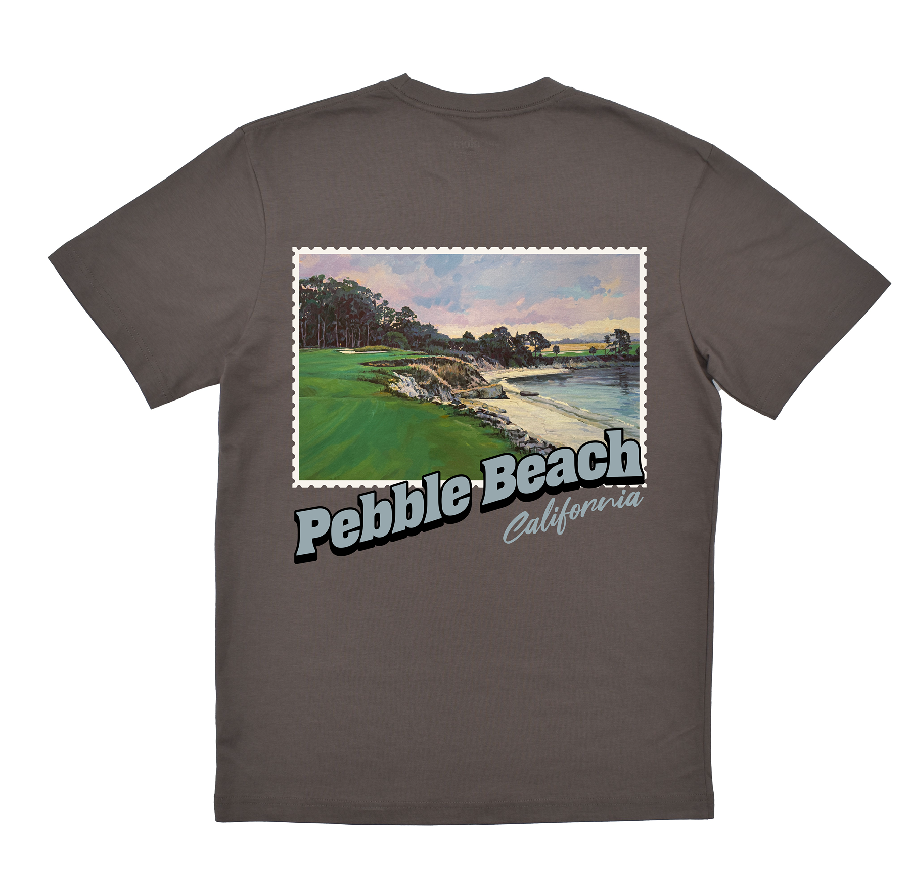 Pebble Beach California Stamp Core Tee