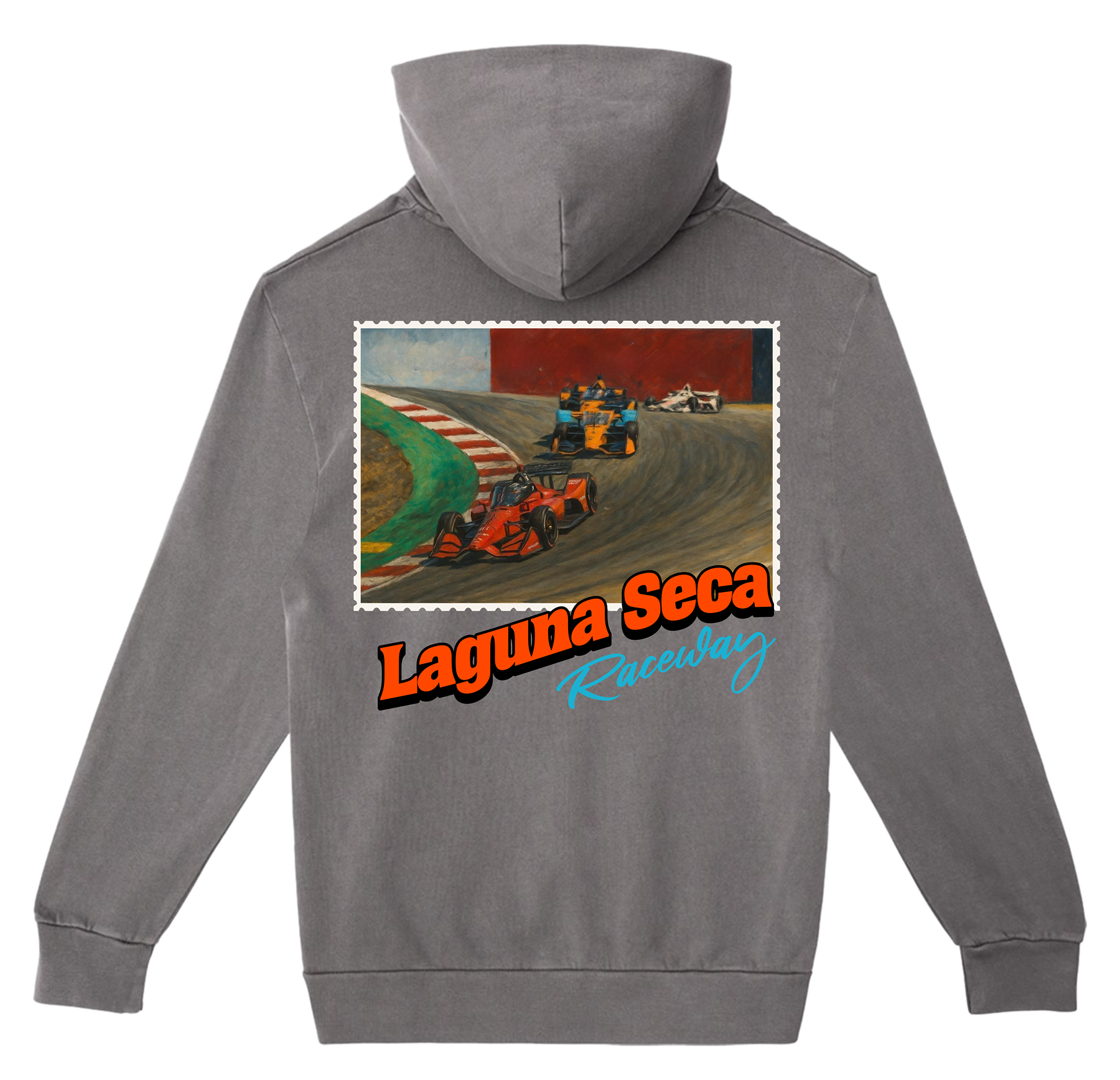 Laguna Seca California Stamp Hoodie