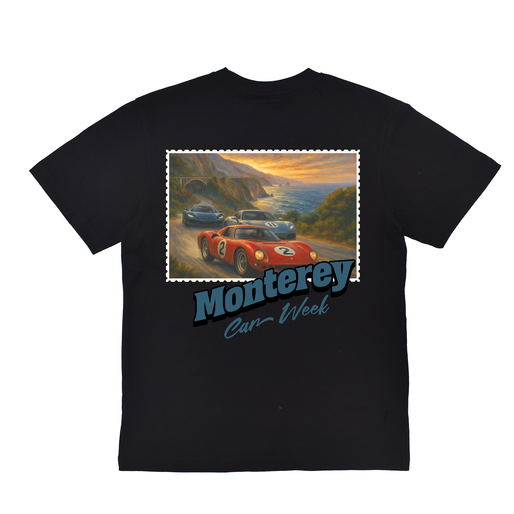 Monterey Car Week Stamp Core Tee