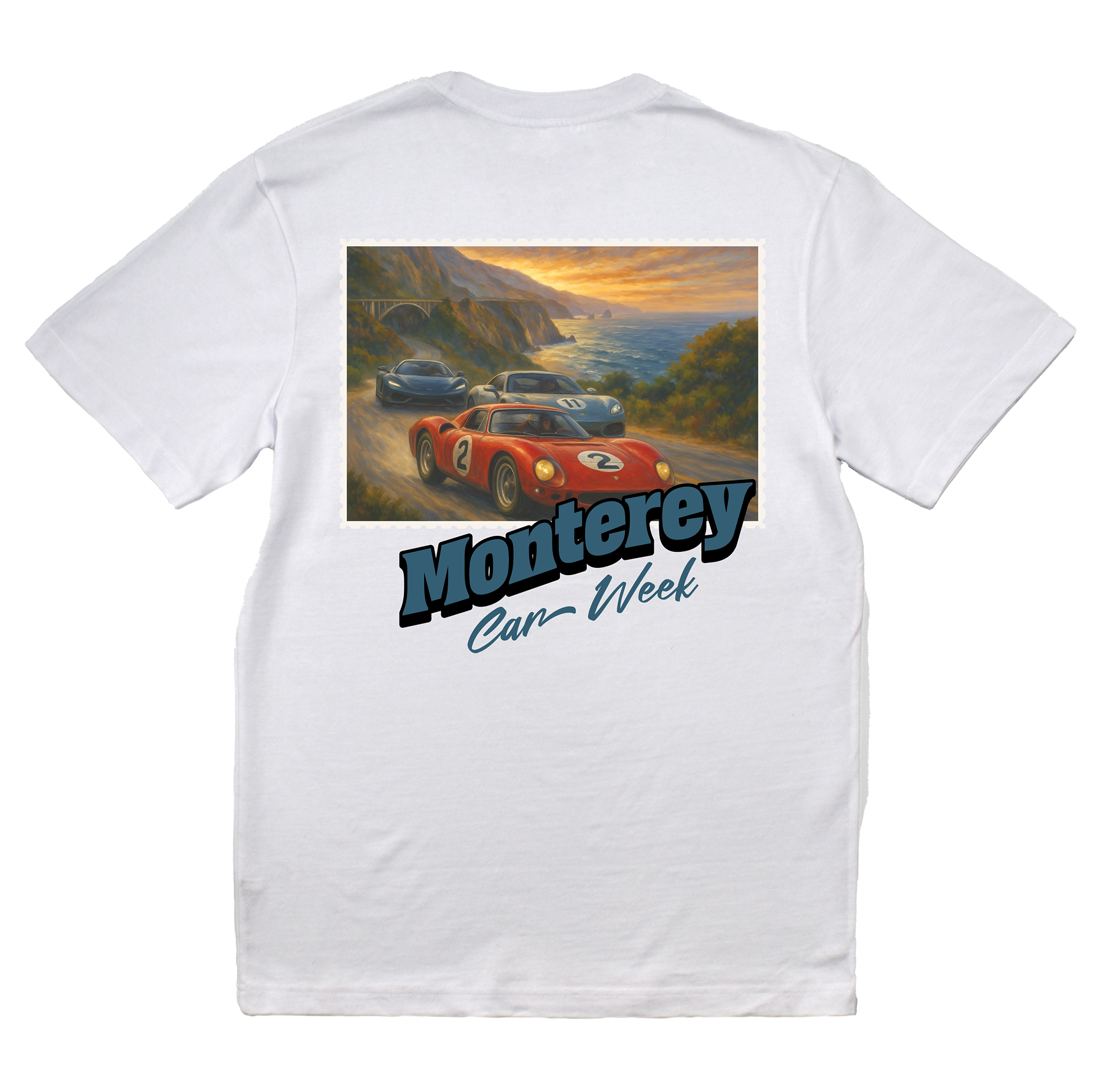 Monterey Car Week Stamp Core Tee