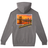 Cincinnati Ohio Stamp Hoodie
