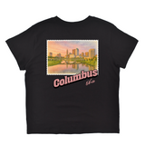 Columbus Ohio Stamp Boyfriend Tee