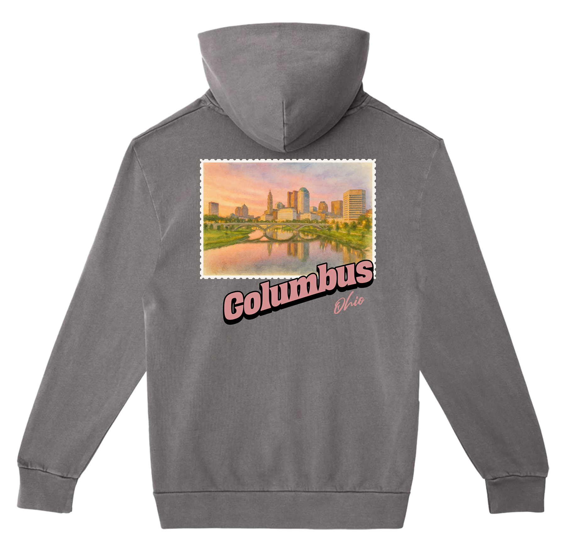 Columbus Ohio Stamp Hoodie