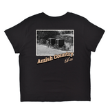 Amish Country Ohio Stamp Boyfriend Tee