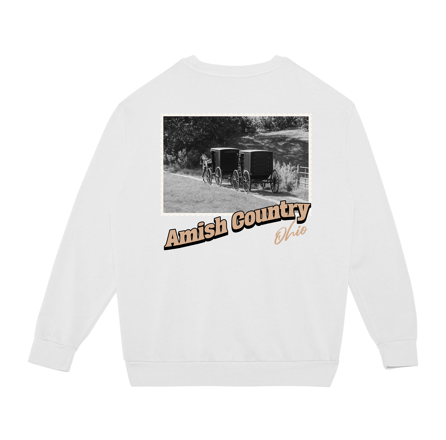 Amish Country Ohio Stamp Sweatshirt