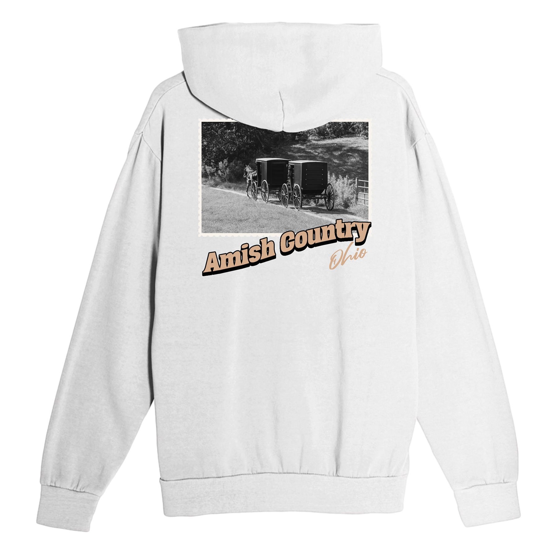 Amish Country Ohio Stamp Hoodie