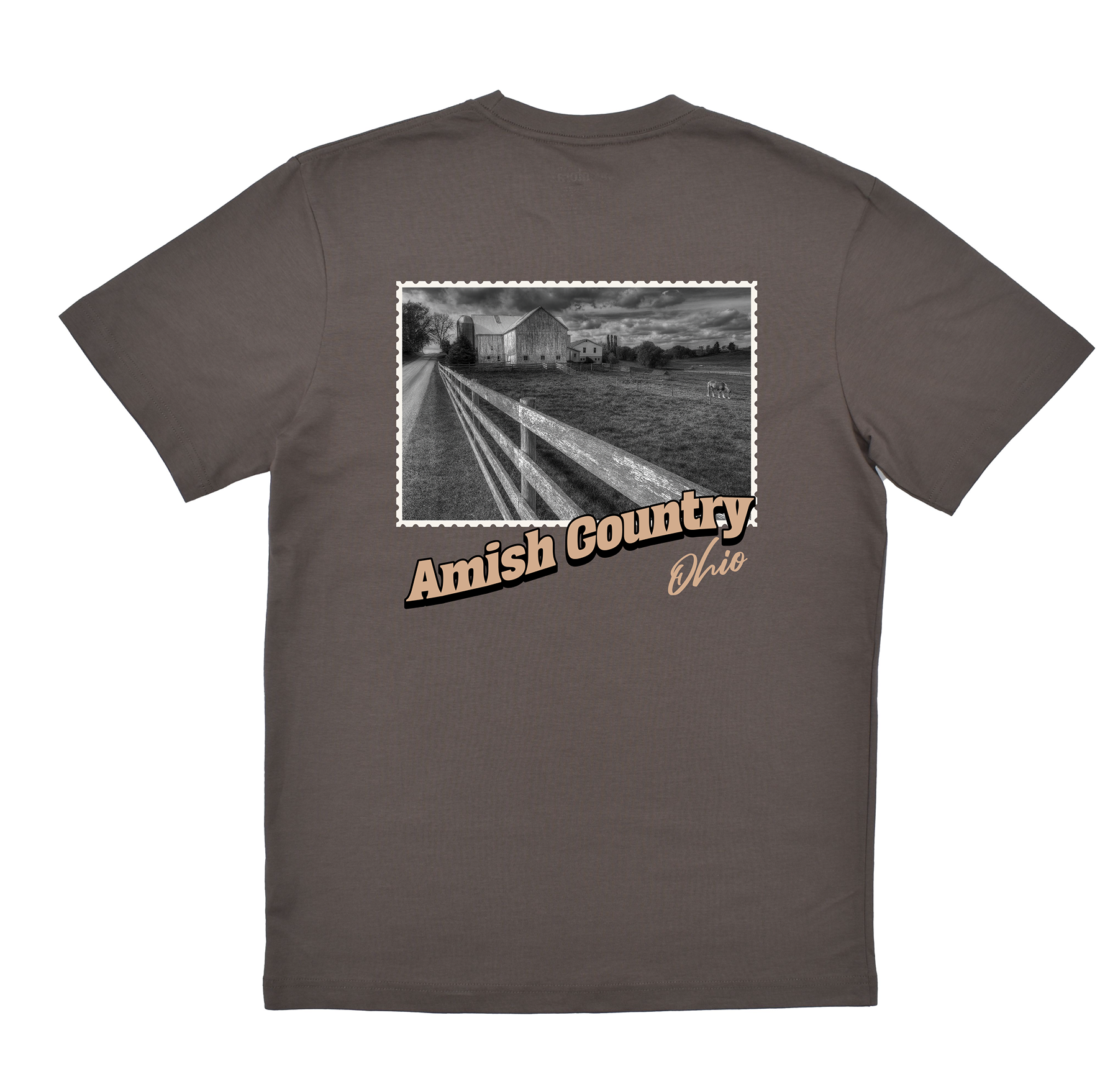 Amish Country Ohio Stamp Core Tee