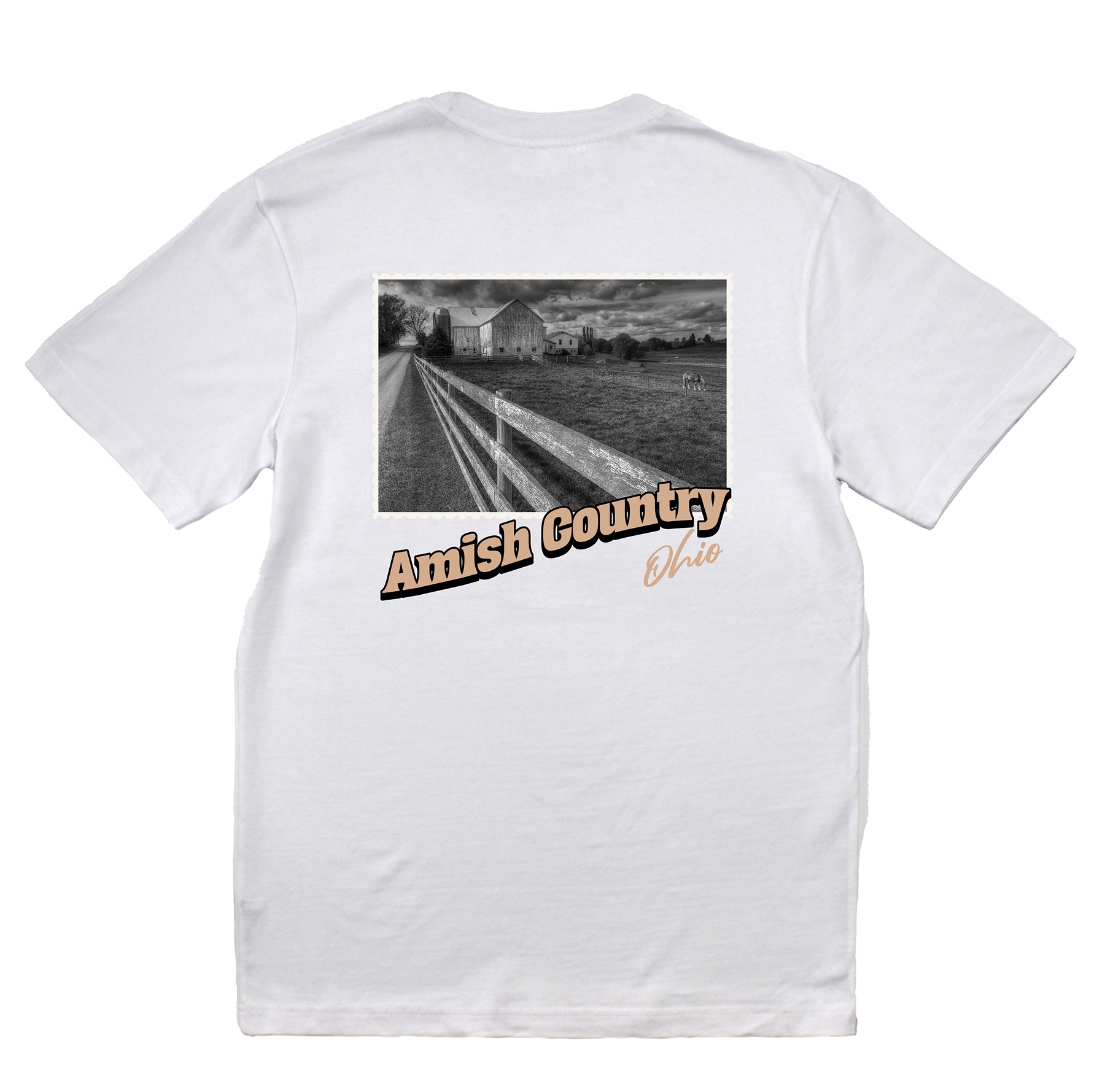 Amish Country Ohio Stamp Core Tee