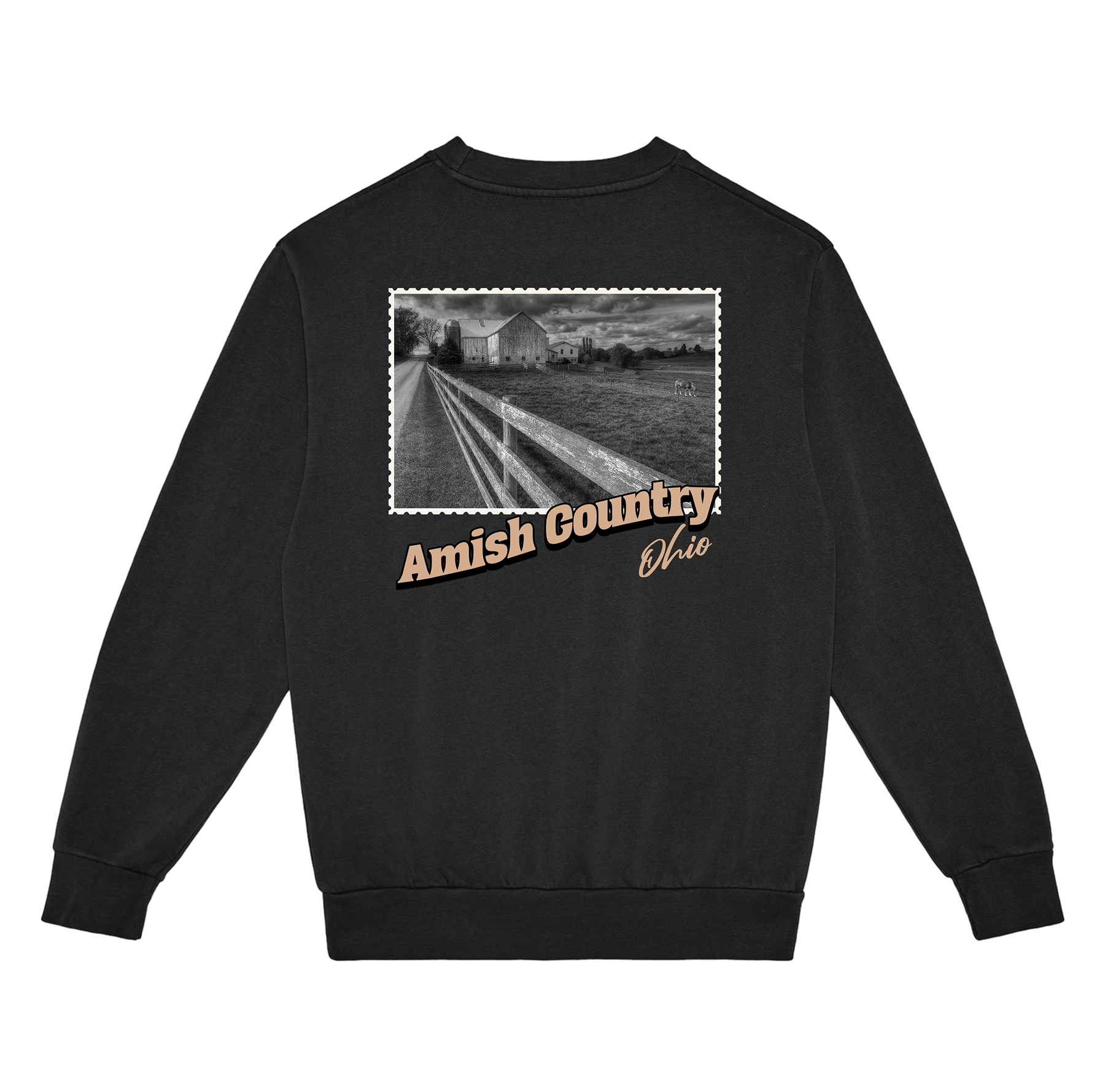 Amish Country Ohio Stamp Sweatshirt