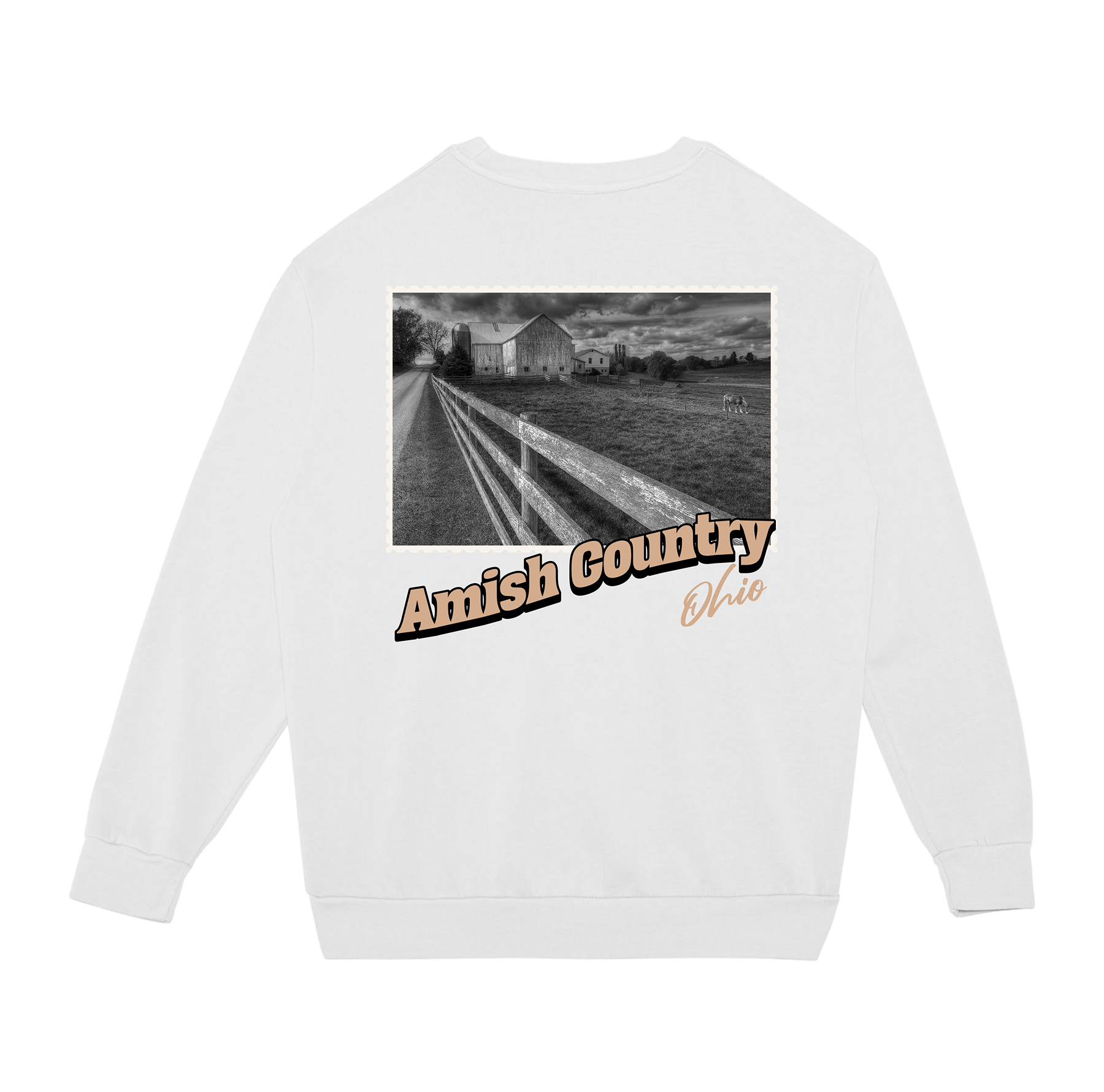 Amish Country Ohio Stamp Sweatshirt