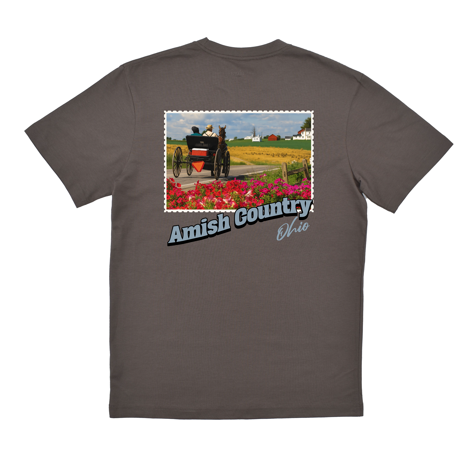 Amish Country Ohio Stamp Core Tee