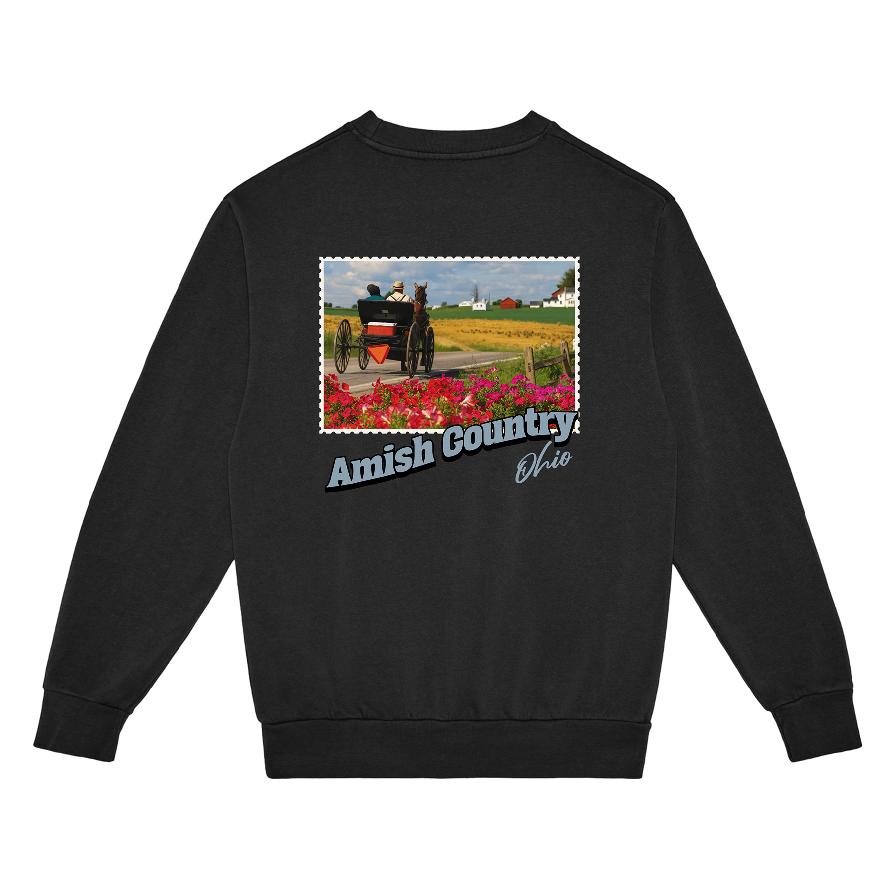 Amish Country Ohio Stamp Sweatshirt
