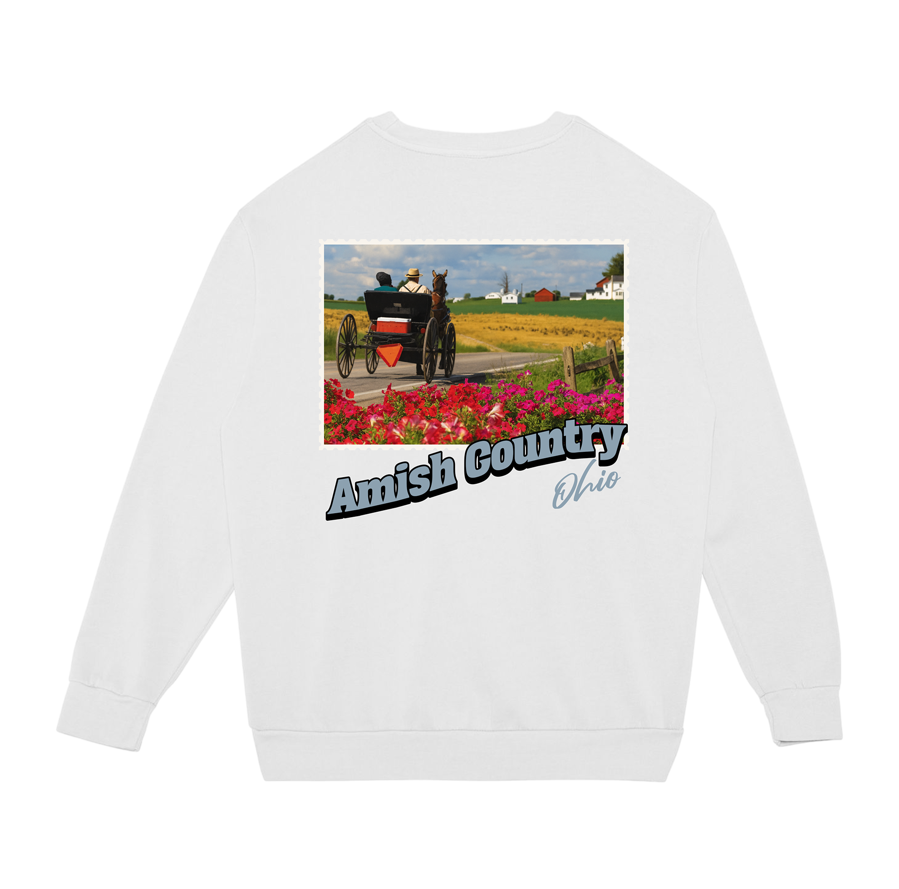 Amish Country Ohio Stamp Sweatshirt