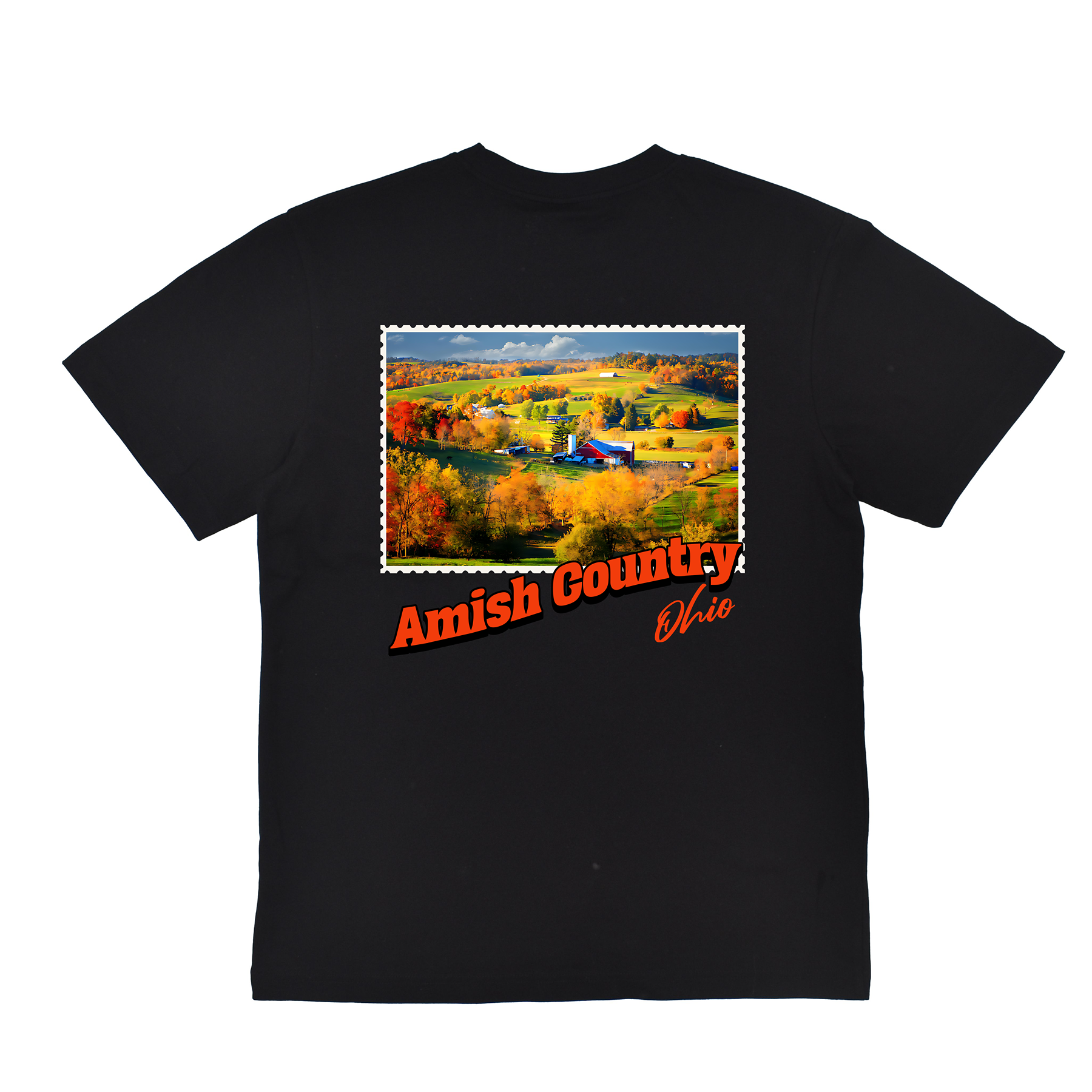 Amish Country Ohio Stamp Core Tee