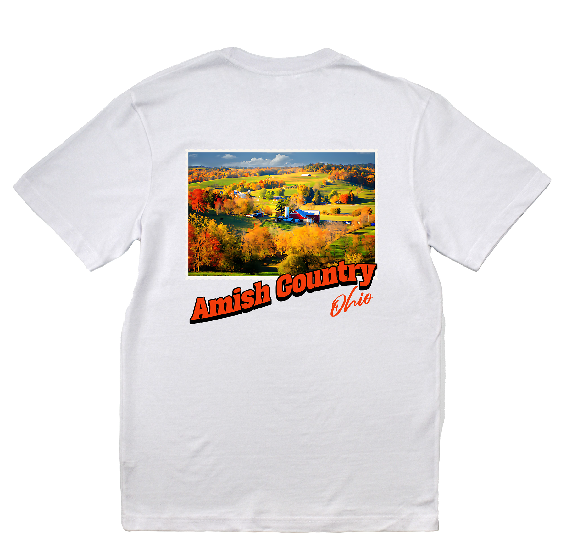Amish Country Ohio Stamp Core Tee