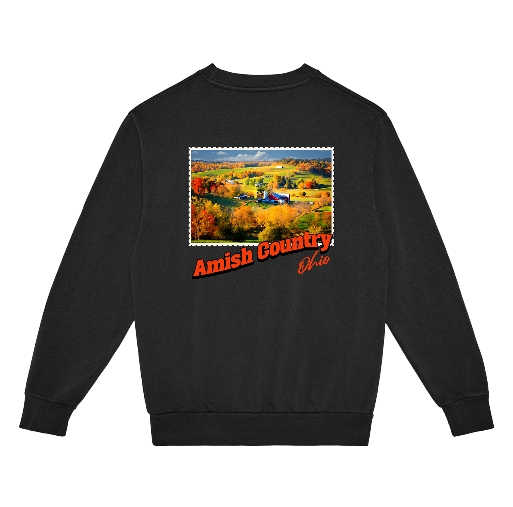 Amish Country Ohio Stamp Sweatshirt