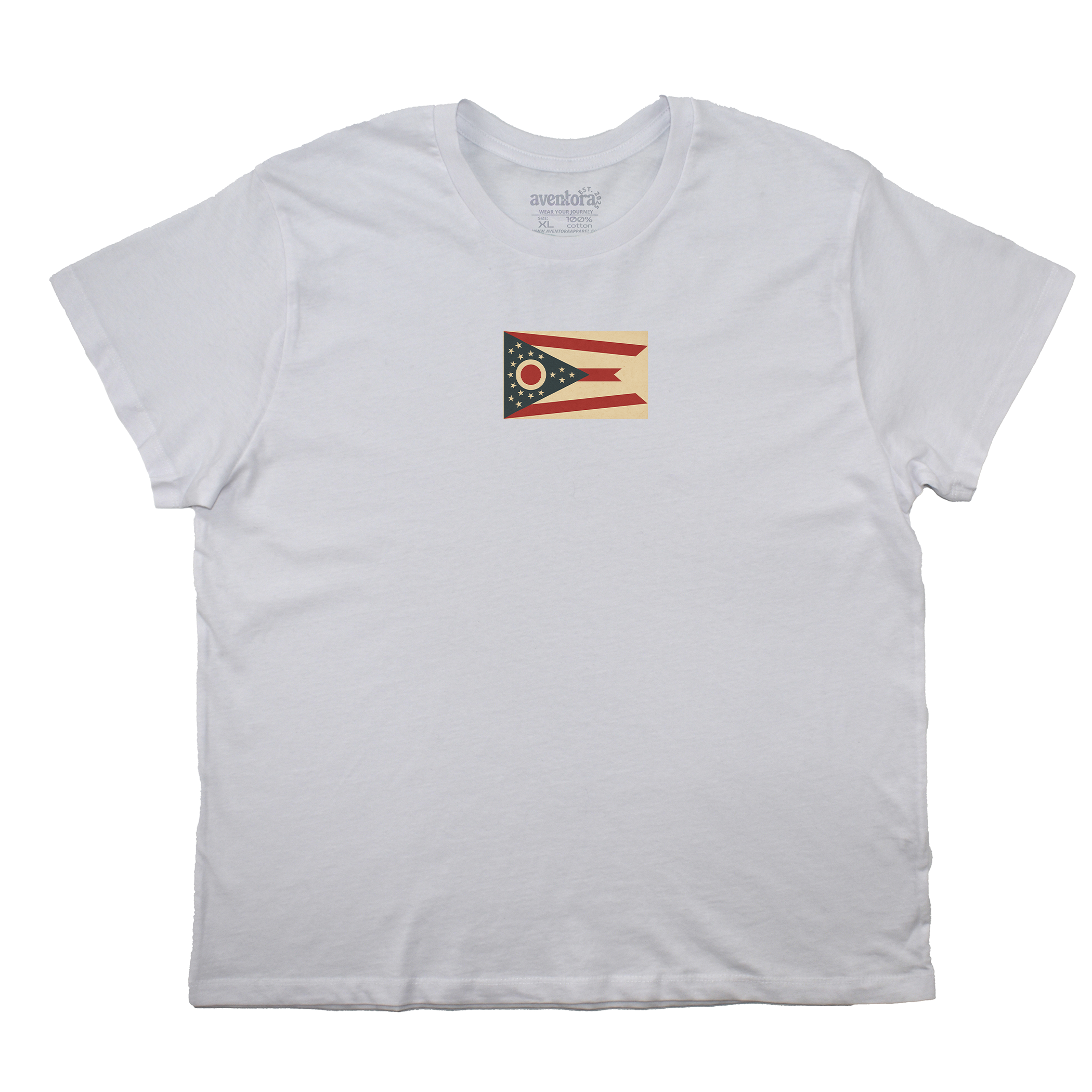 Ohio Flag Boyfriend Tee