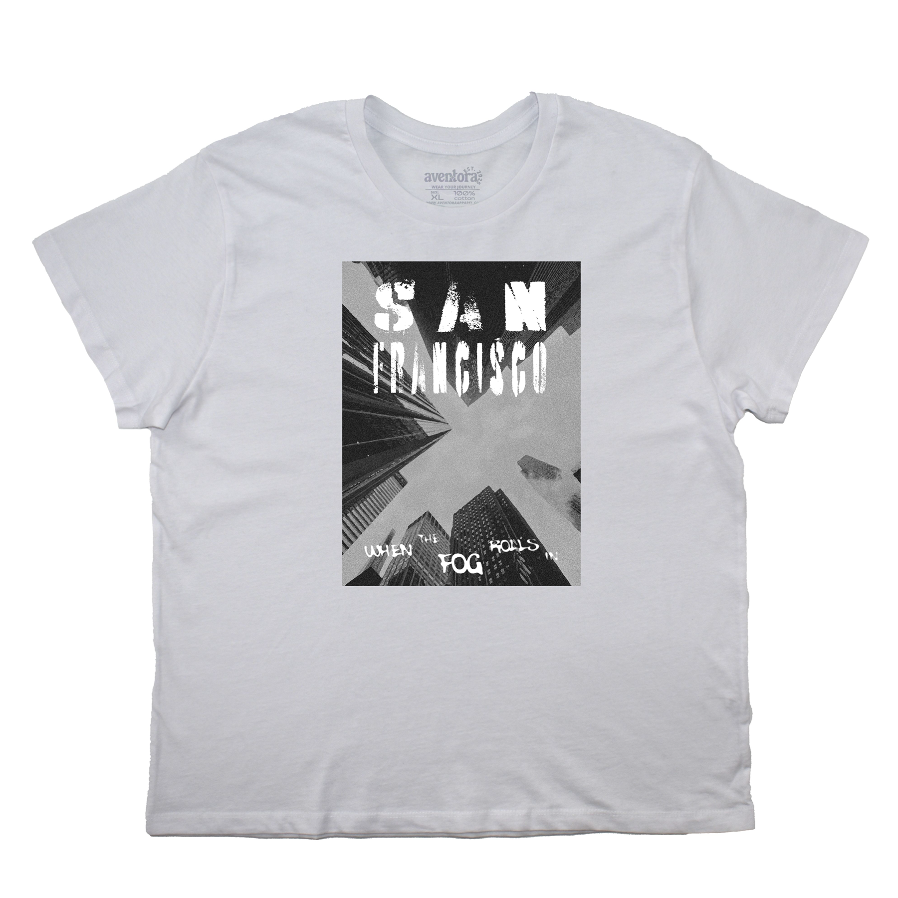 San Francisco Fog Boyfriend Tee