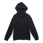 Black hoodie with 'Santa Cruz' text on a white background