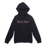 Black hoodie with 'Santa Cruz' logo on a white background